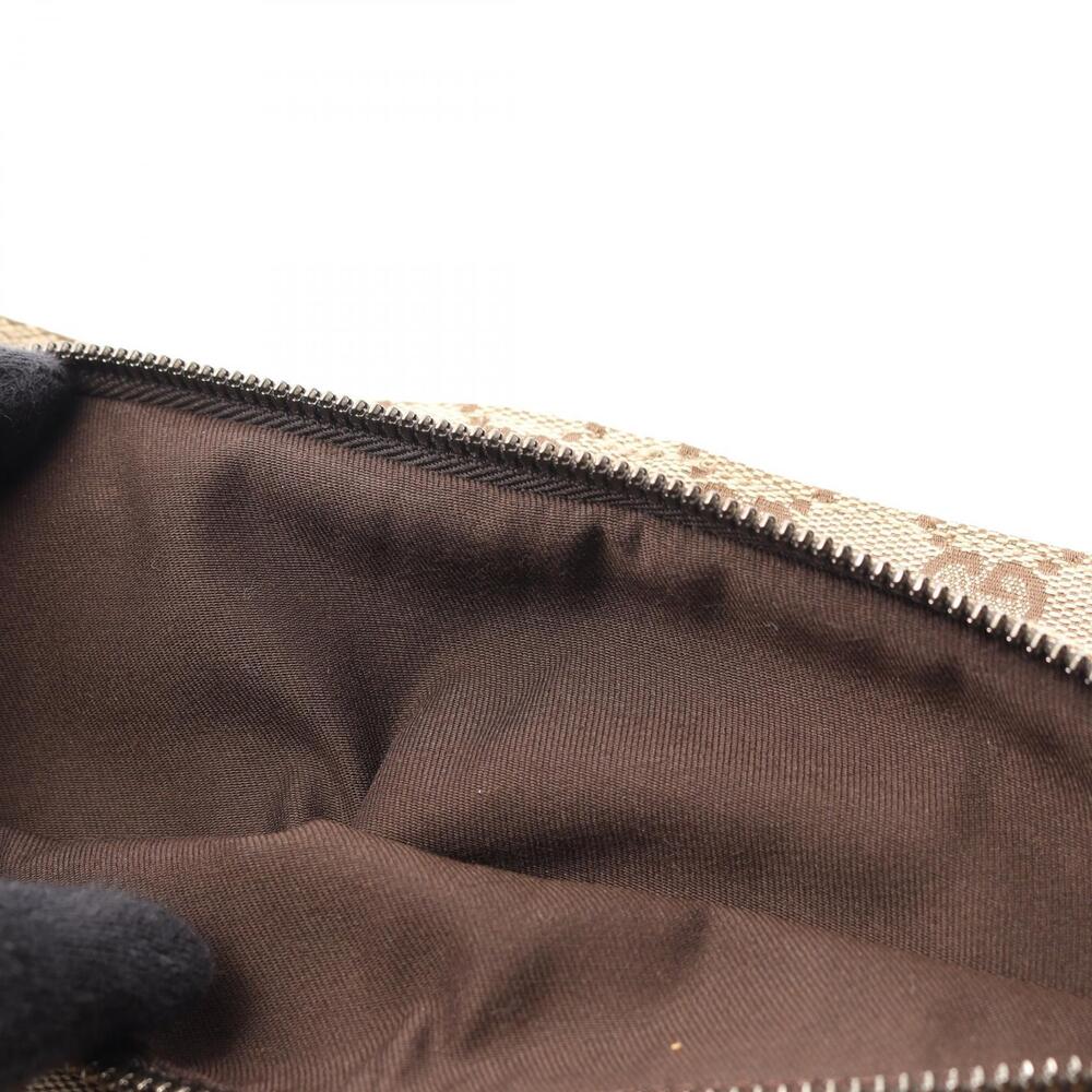 Gucci Waist Canvas Bag Tan Brown Body Leather Beige GG Crossbody Belt - Picture 5 of 5